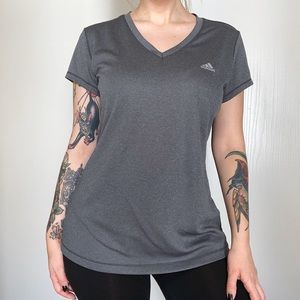 Adidas Climalite V-Neck Tee Shirt